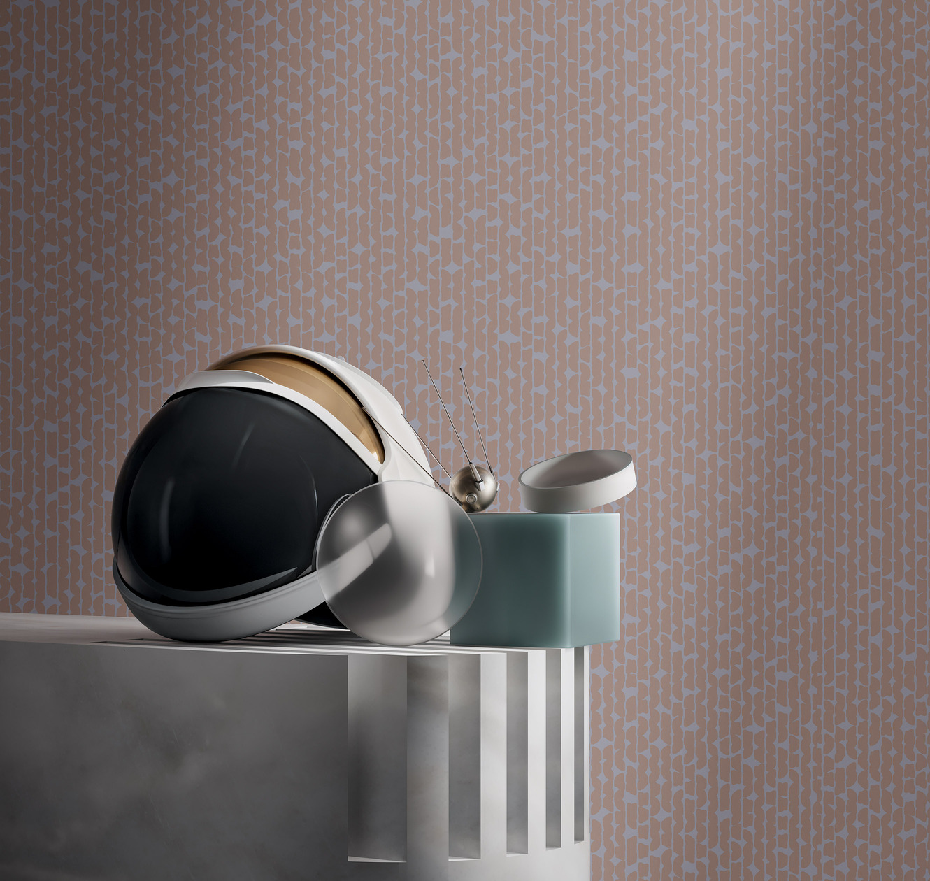 Обои Milassa Солярис Дизайн 451 SOL6 006 10,05×1 фото в интерьере